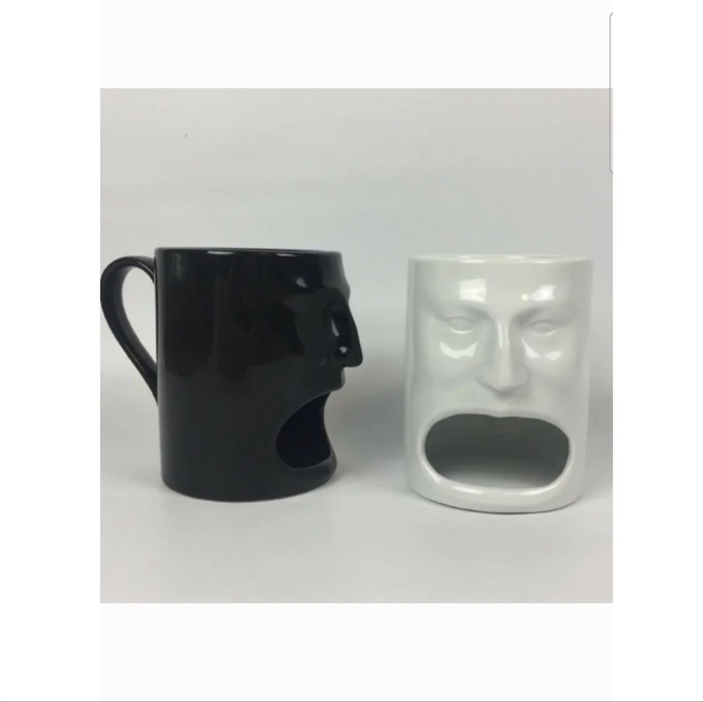 Gordon bleu set of 2 face mugs with cookie